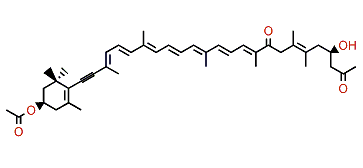 Crassostreaxanthin B 3-acetate